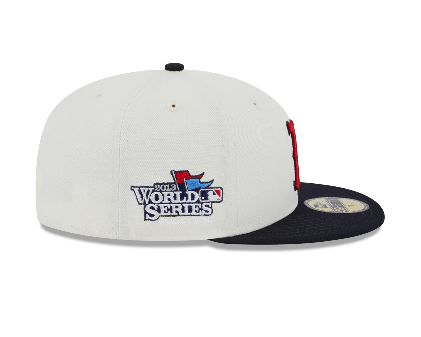 Boston Red Sox 2013 World Series Cream/Navy New Era Retro 59FIFTY Fitted Hat