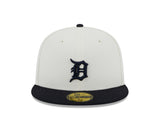 Detroit Tigers 1984 World Series Cream/Navy New Era Retro 59FIFTY Fitted Hat - Pro Jersey Sports