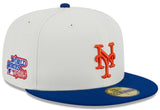 New York Mets 1982 World Series Cream/Royal New Era Retro 59FIFTY Fitted Hat - Pro Jersey Sports