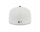 New York Mets 1982 World Series Cream/Royal New Era Retro 59FIFTY Fitted Hat - Pro Jersey Sports