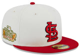 St. Louis Cardinals 2011 World Series Cream/Red New Era Retro 59FIFTY Fitted Hat - Pro Jersey Sports