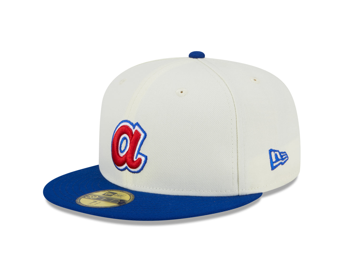 Atlanta Braves 2000 All Star Game Cream/Royal New Era Retro 59FIFTY Fitted Hat