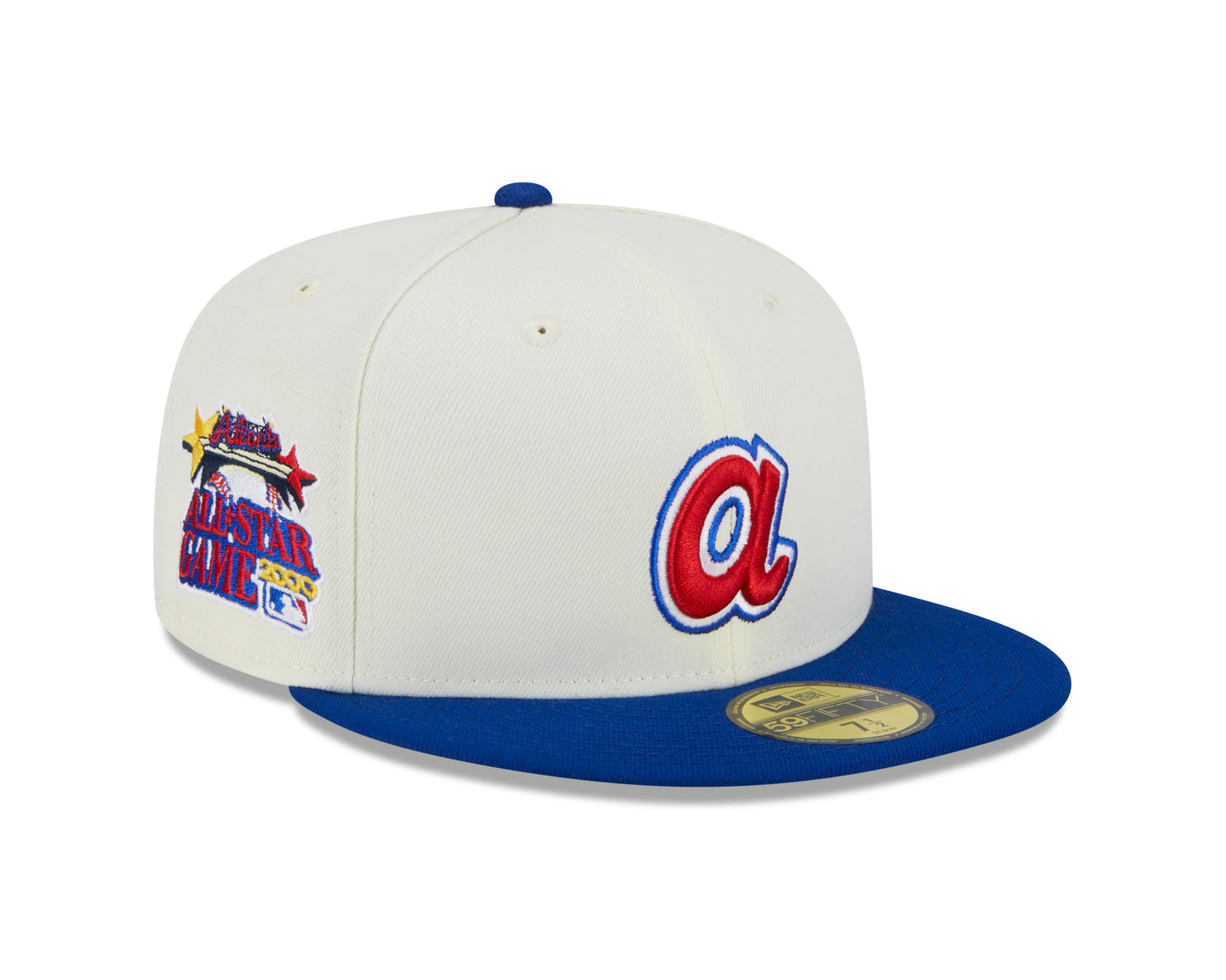Atlanta Braves 2000 All Star Game Cream/Royal New Era Retro 59FIFTY Fitted Hat