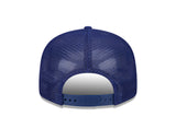 Los Angeles Dodgers New Era Blue Stacked 9FIFTY Mesh Trucker Snapback Hat - Pro Jersey Sports