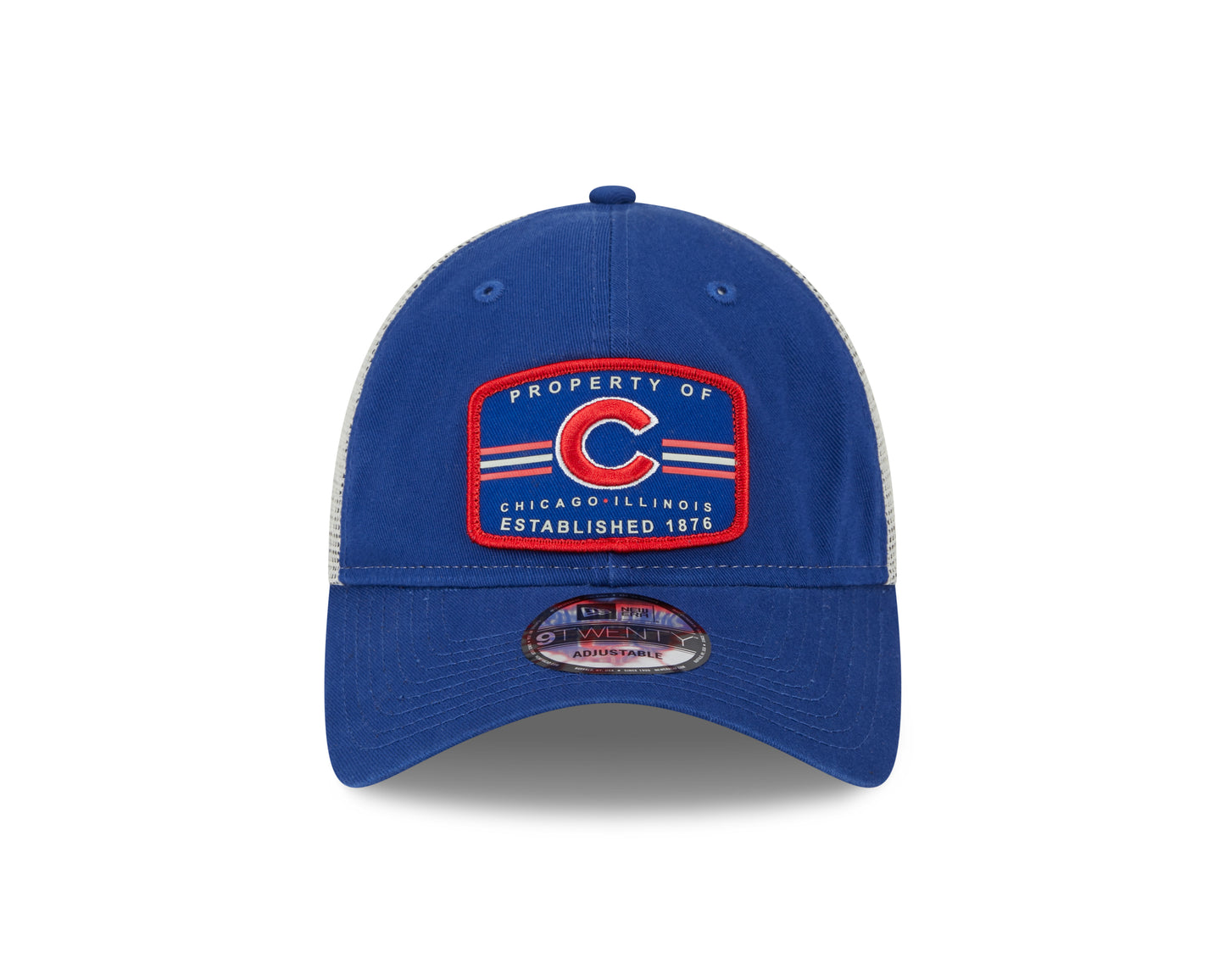 Men's Chicago Cubs Royal Property 9TWENTY Adjustable Mesh Hat By New Era