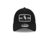 Men's Chicago White Sox Property 9TWENTY Black Adjustable Mesh Hat By New Era - Pro Jersey Sports