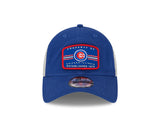 Men's Chicago Cubs Bullseye Royal Property 9TWENTY Adjustable Mesh Hat By New Era - Pro Jersey Sports