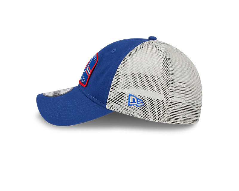 Men's Chicago Cubs Bullseye Royal Property 9TWENTY Adjustable Mesh Hat By New Era
