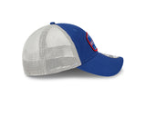 Men's Chicago Cubs Bullseye Royal Property 9TWENTY Adjustable Mesh Hat By New Era - Pro Jersey Sports