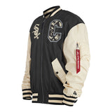 Men's Chicago White Sox Alpha Industries X New Era Black/Off White L-2B Flight Jacket - Pro Jersey Sports