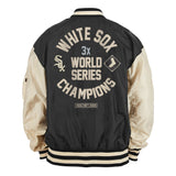 Men's Chicago White Sox Alpha Industries X New Era Black/Off White L-2B Flight Jacket - Pro Jersey Sports