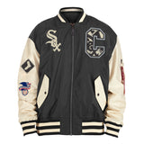 Men's Chicago White Sox Alpha Industries X New Era Black/Off White L-2B Flight Jacket - Pro Jersey Sports