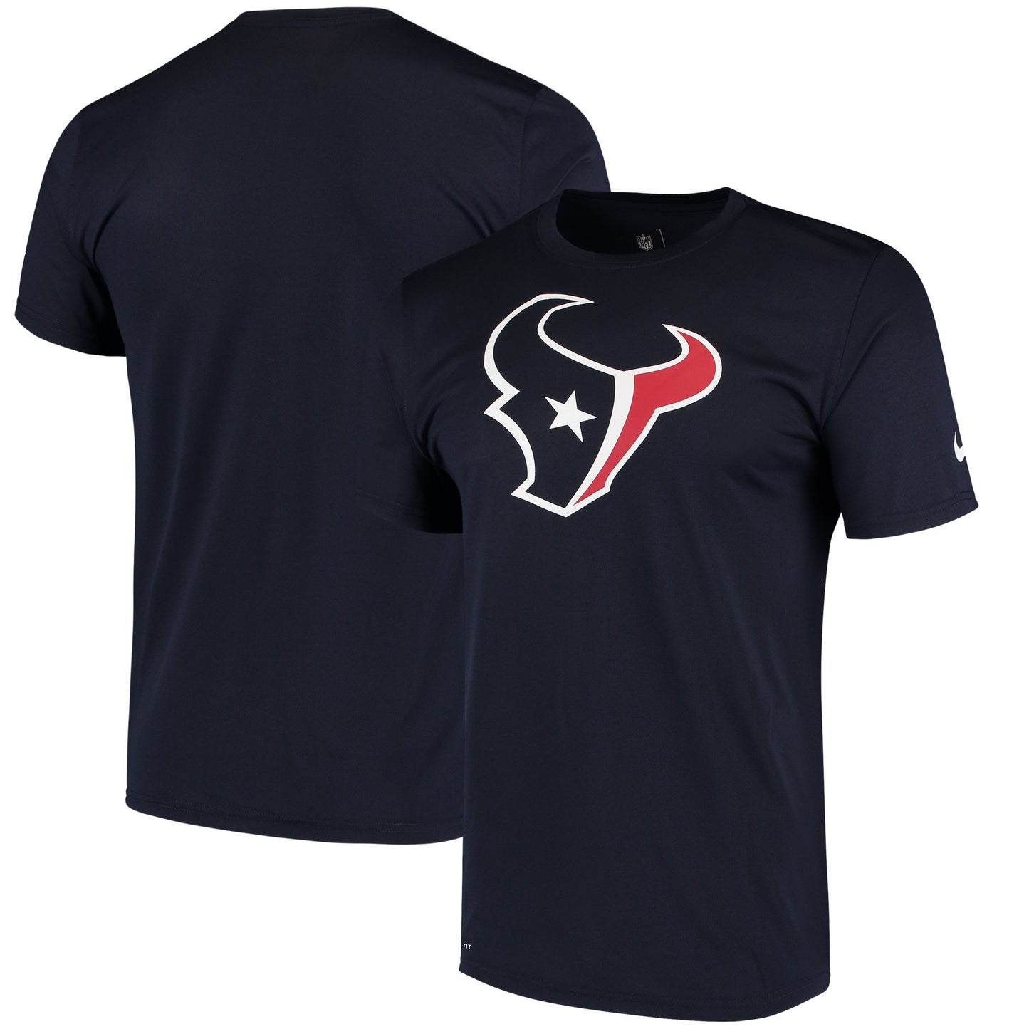 Men's Houston Texans Nike Navy Legend Performance Logo Essential 3 Dri-Fit T-Shirt