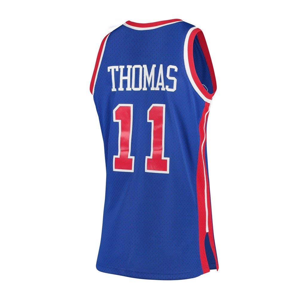 Men's Isiah Thomas Detroit Pistons Mitchell & Ness 1988-89 Hardwood Classics Swingman Jersey