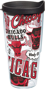 Chicago Bulls All Over Print 24 oz. Tervis Tumbler - Pro Jersey Sports