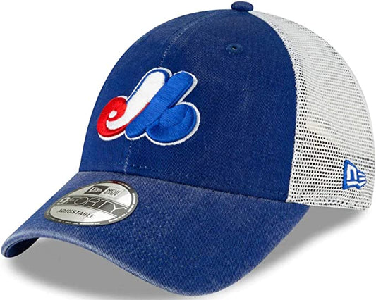 Montreal Expos Cooperstown 1969 New Era Trucker 9FORTY Adjustable Hat - Pro Jersey Sports