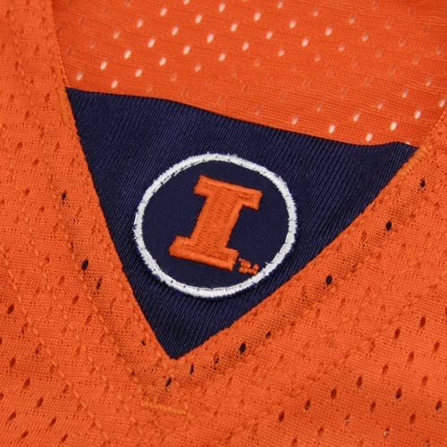 NIKE Youth Illinois Fighting Illini #7 Orange Football Jersey