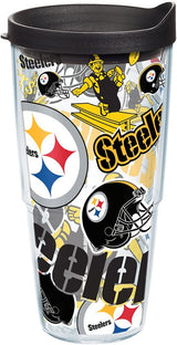 Pittsburgh Steelers Tervis 24oz. All Over Wrap Tumbler - Pro Jersey Sports