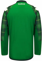 Men's Chicago Blackhawks St. Patrick's Day Reebok Green Tartan Practice Jersey - Pro Jersey Sports