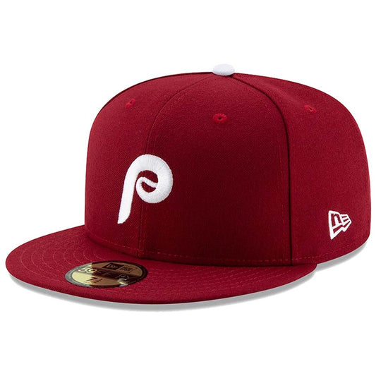 Men's Philadelphia Phillies New Era Maroon Alternate 2 Authentic Collection On-Field 59FIFTY Fitted Hat