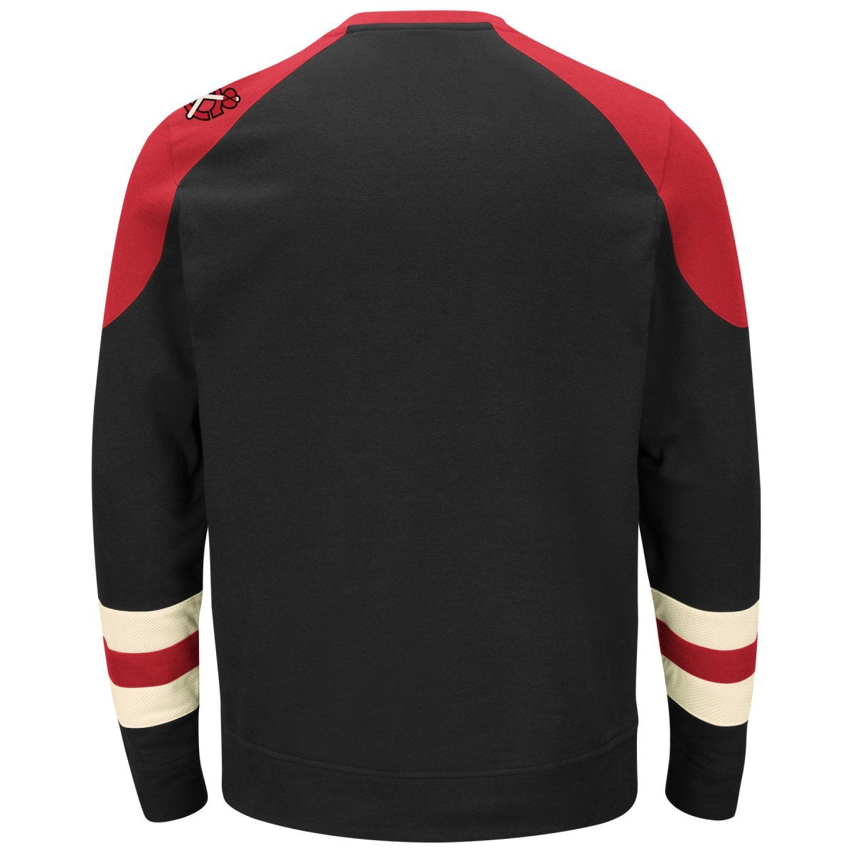 Majestic Chicago Blackhawks NHL Vintage Centre Men's Pullover Crew Sweatshirt