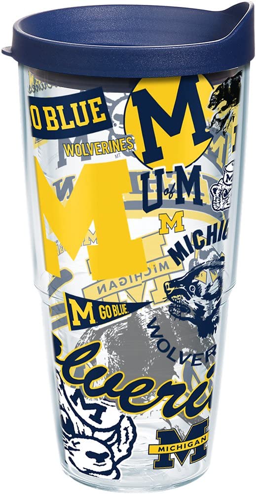 Michigan Wolverines Tervis 24oz. All Over Wrap Tumbler