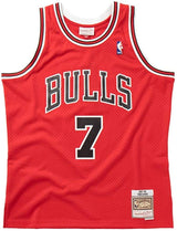 Mens Chicago Bulls Toni Kukoc Mitchell & Ness Red 1997-98 Hardwood Classics Swingman Jersey - Pro Jersey Sports
