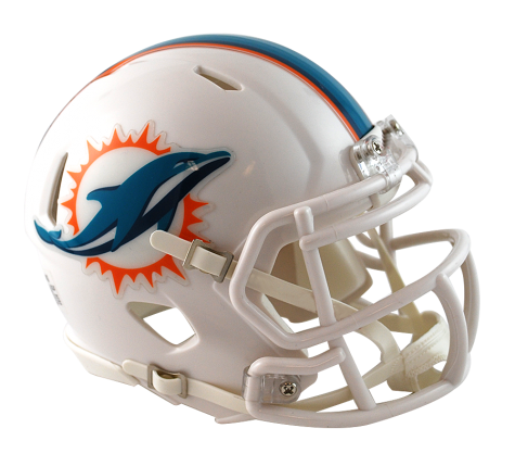Miami Dolphins Speed Mini Football Helmet