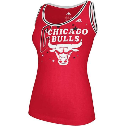 Womens Chicago Bulls Fan Scoopneck Tank