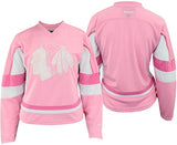 Youth Girls Chicago Blackhawks Pink Replica Player Jersey - Pro Jersey Sports