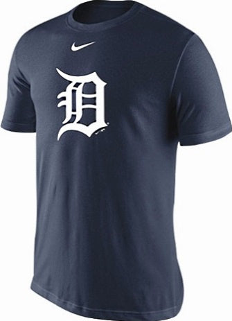 Detroit Tigers Navy Blue Nike MLB Legend Logo Dri-FIT T-Shirt