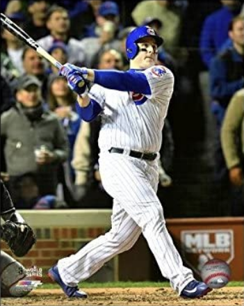 Anthony Rizzo Chicago Cubs 2016 World Series Action Photo