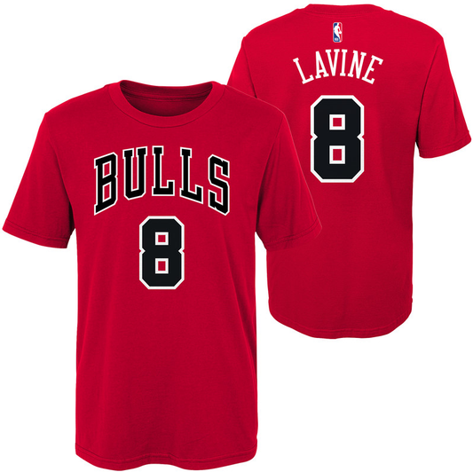 Youth Zach Lavine Chicago Bulls Name And Number Tee