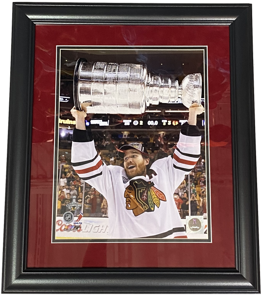 Chicago Blackhawks Duncan Keith 2013 Stanley Cup 18" x 21" Framed Photo