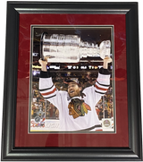 Chicago Blackhawks Duncan Keith 2013 Stanley Cup 18" x 21" Framed Photo - Pro Jersey Sports
