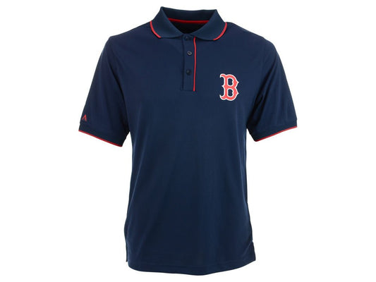 Men's MLB Boston Red Sox Navy Elite Polo Shirt By Antigua
