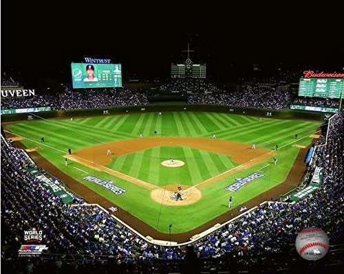 Wrigley Field Chicago Cubs 2016 World Series Game 3 Photo (Size: 11X14)