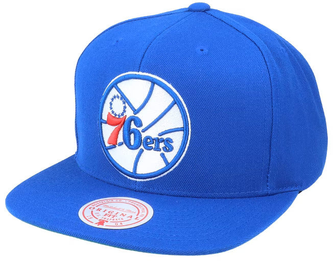 Men's NBA Philadelphia 76ers NBA Core Basic Snapback Hat By Mitchell And Ness