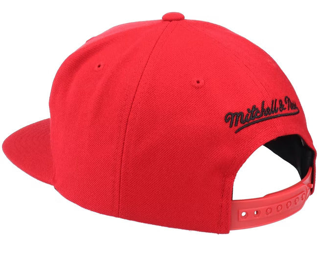 Houston Rockets Ground 2.0 Red Mitchell & Ness Snapback Hat