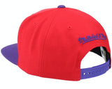 Men's Mitchell & Ness Toronto Raptors HWC Red/Purple Adjustable Snapback Hat - Pro Jersey Sports