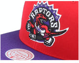 Men's Mitchell & Ness Toronto Raptors HWC Red/Purple Adjustable Snapback Hat - Pro Jersey Sports