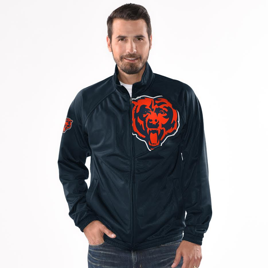 Men's Chicago Bears Synergy Lightweight Jacket By G-III