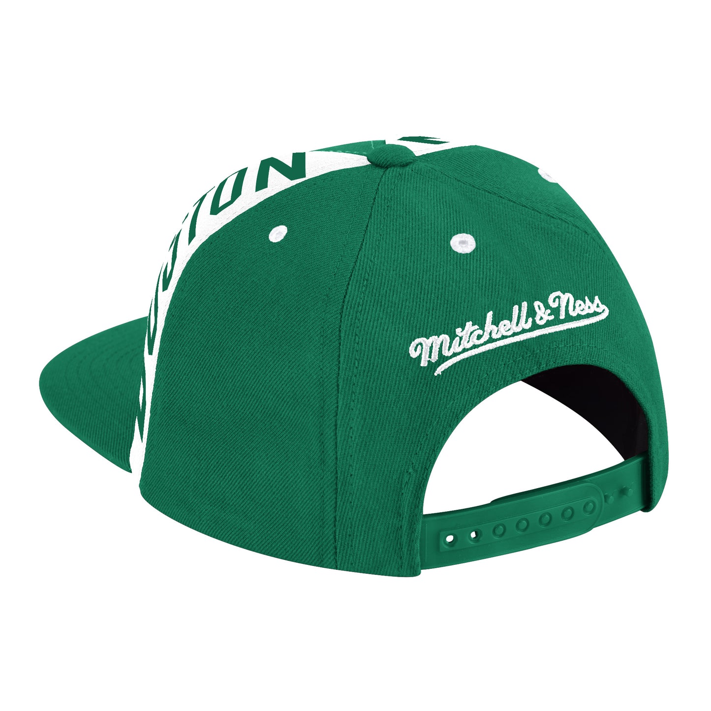Boston Celtics Hardwood Classics Green Big Face Callout Mitchell & Ness Snapback Hat