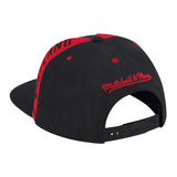 Portland Trail Blazers Hardwood Classics Black Big Face Callout Mitchell & Ness Snapback Hat - Pro Jersey Sports