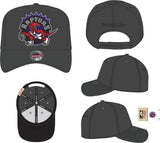 Toronto Raptors Pro Crown Fit Mitchell & Ness Gray Snapback Hat - Pro Jersey Sports