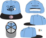 Men's Charlotte Hornets Mitchell & Ness NBA University Away 2 Tone HWC Snapback Hat - Pro Jersey Sports