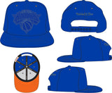 New York Knicks Mitchell & Ness Tonal Eclipse Snapback Hat- Blue - Pro Jersey Sports
