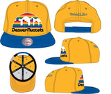 Men's Denver Nuggets NBA Core Basic Gold/Royal HWC Mitchell & Ness Snapback Hat - Pro Jersey Sports