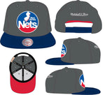 Men's New Jersey Nets Basic Core HWC 2 Tone Gray/Royal Mitchell & Ness Snapback Hat - Pro Jersey Sports