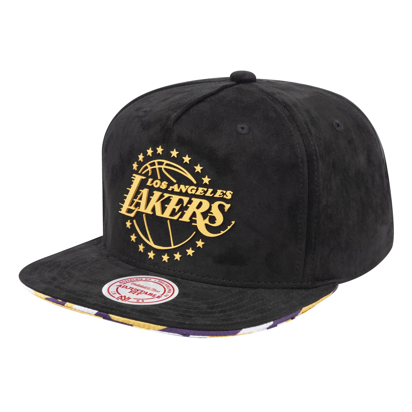 Los Angeles Lakers Mitchell & Ness NBA La Lux Snapback Hat